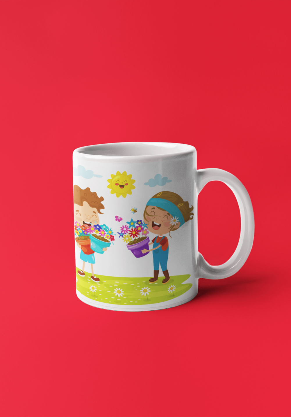 Let's Plant Flowers theme Coffee Mug