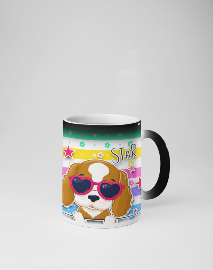 stars printed coffee mug