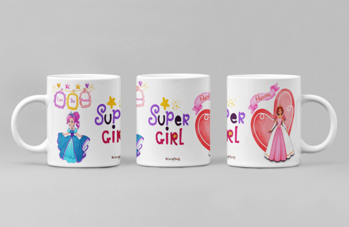 Princess Super Girl printed Coffee Mug