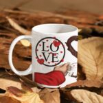 love hearts coffee mug