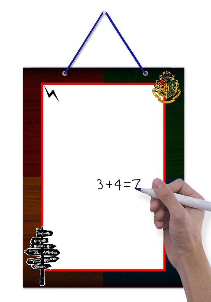 harry potter theme mini whiteboard