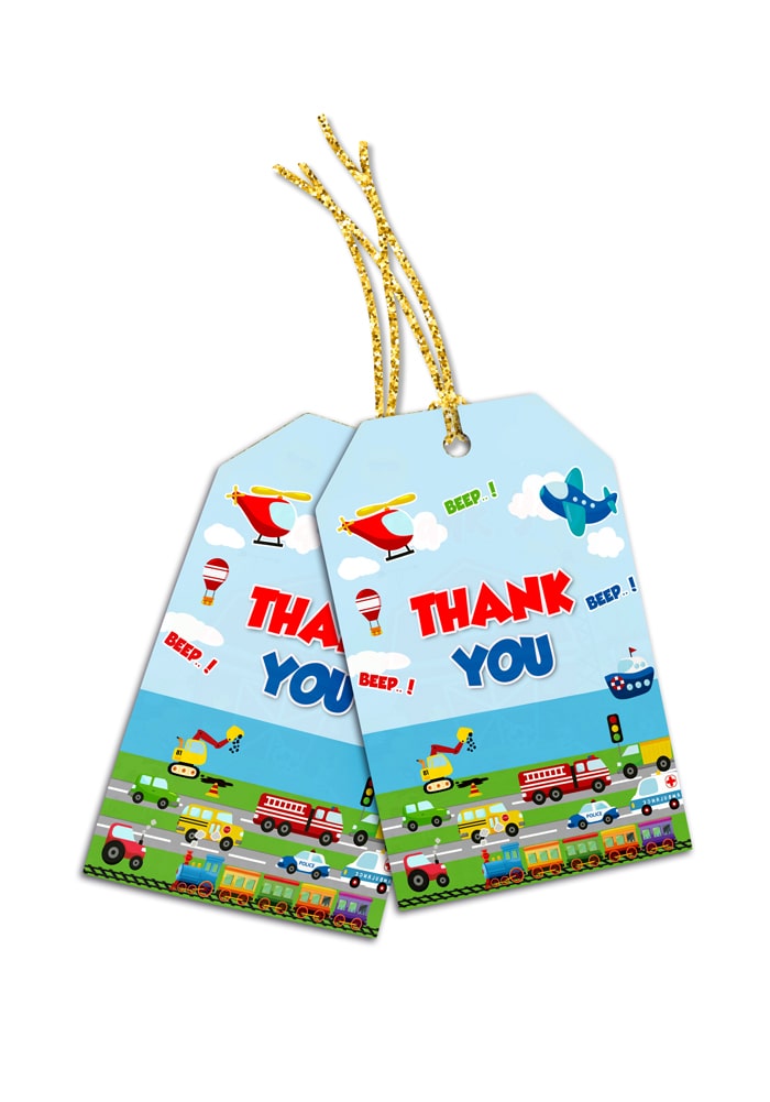 Vehicle theme Party favors