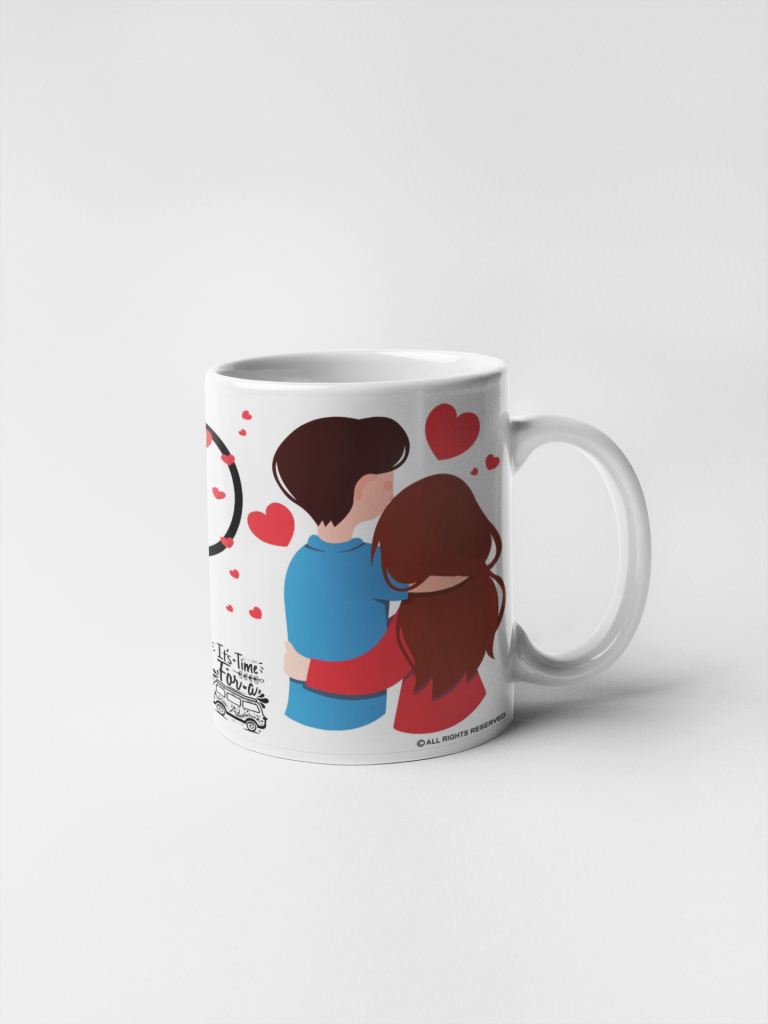 Love Hearts You and I Coffee Mug