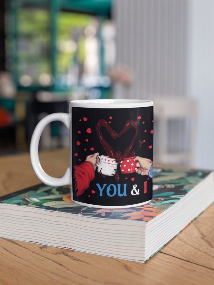 You and I Love Coffee Mug