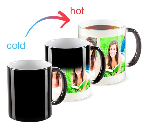 Harry Potter Mugs Color Changing Footprint Mischief Managed Magic Coffee  Mug Cups Friend Gift (Size: 350 Ml)