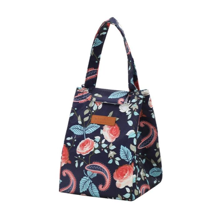 floral print office lunch bags