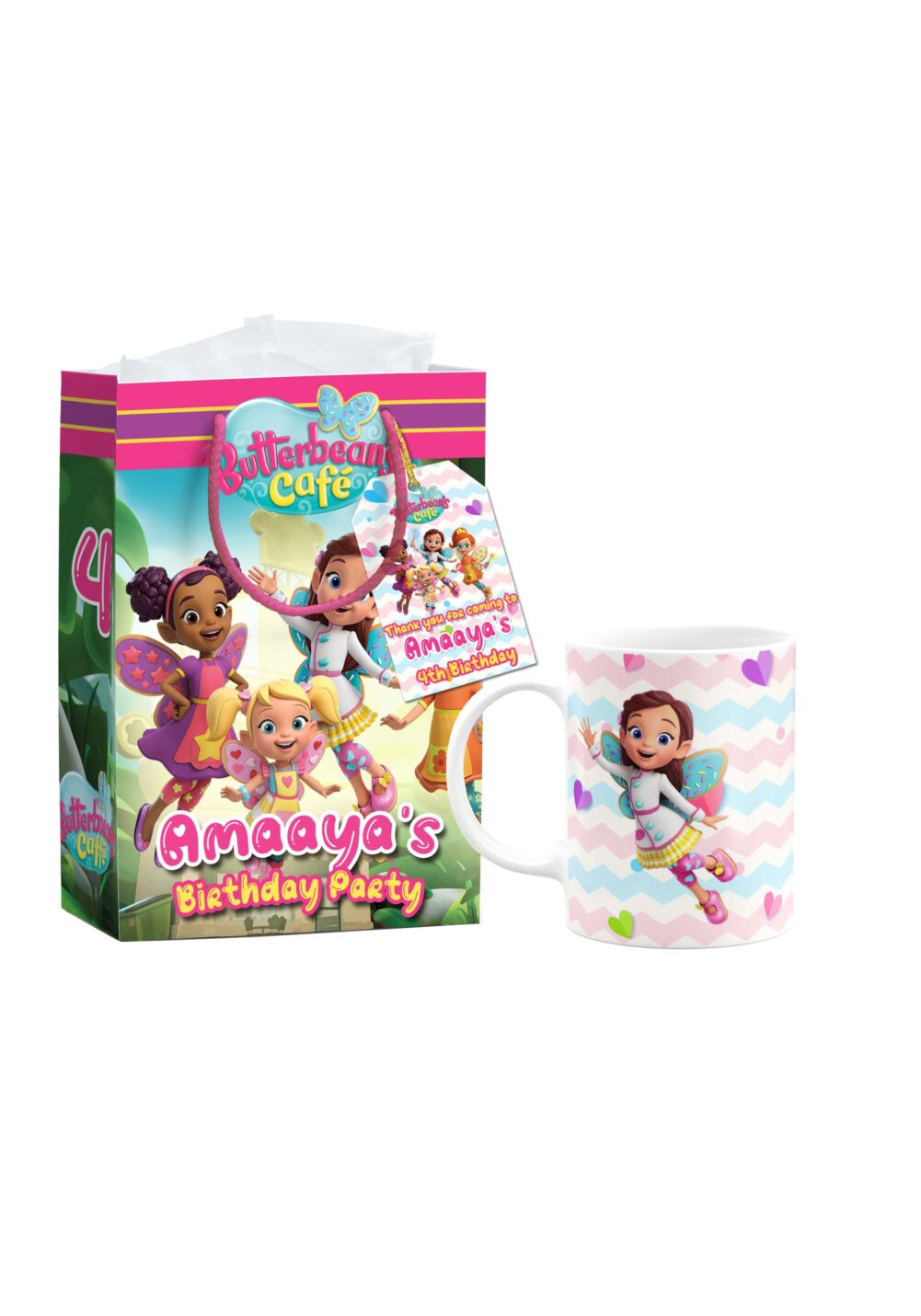 Butterbeans Cafe Theme birthday return gifts