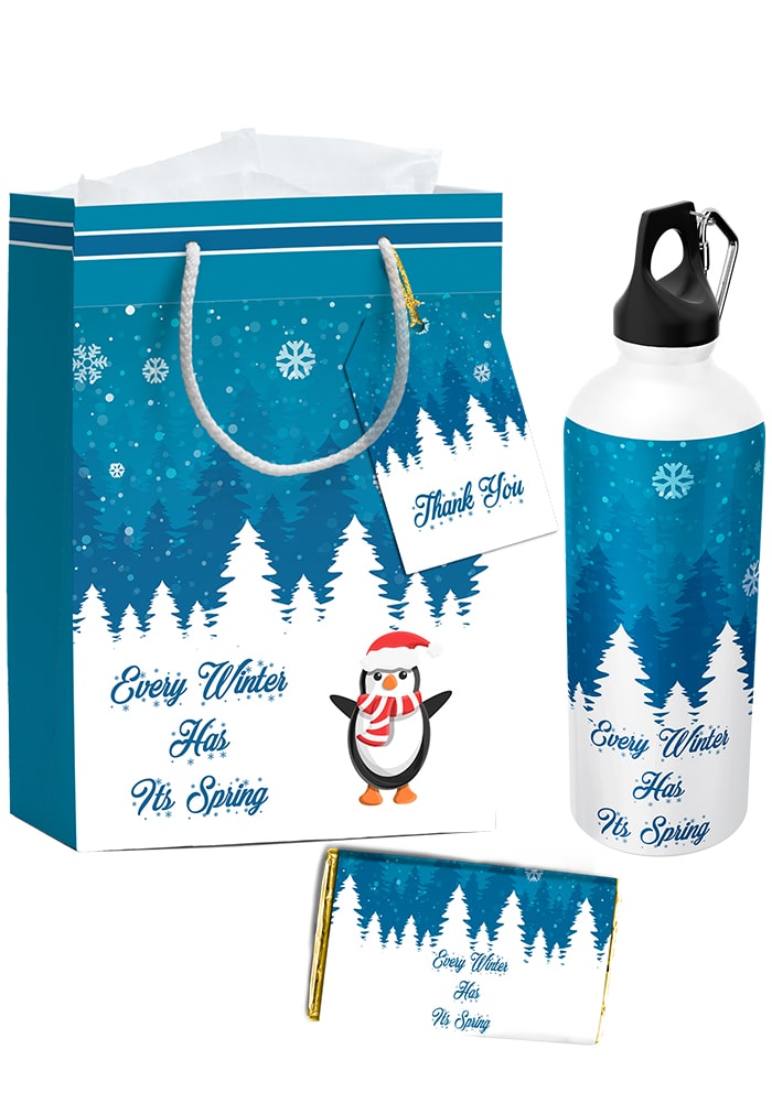 Winter Wonderland printed return gift combo