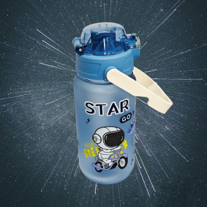 Space themed water bottles
