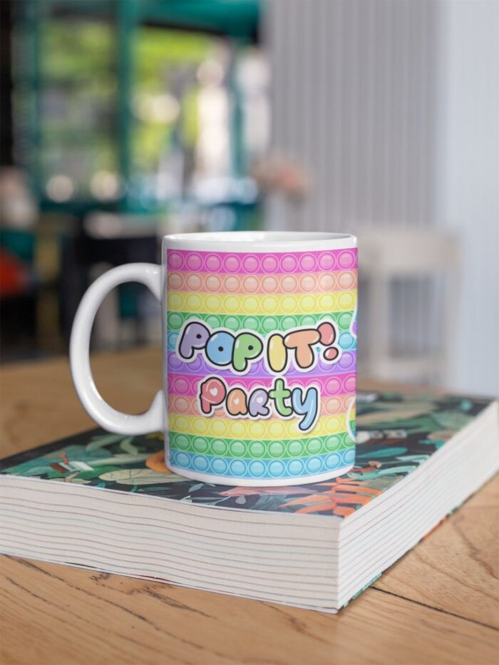 Pop It Party Theme Coffee mugs
