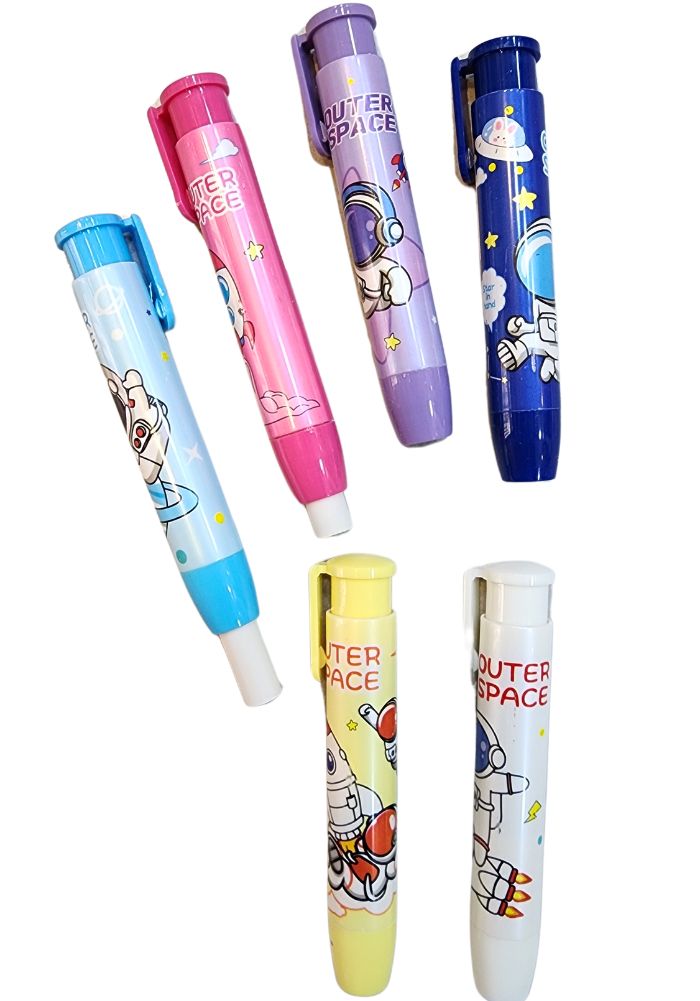 Space theme Stick eraser , pen style eraser