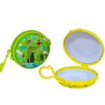 round shape coin wallet metal for headphones