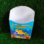 Baby shark theme Fries Box for birthday