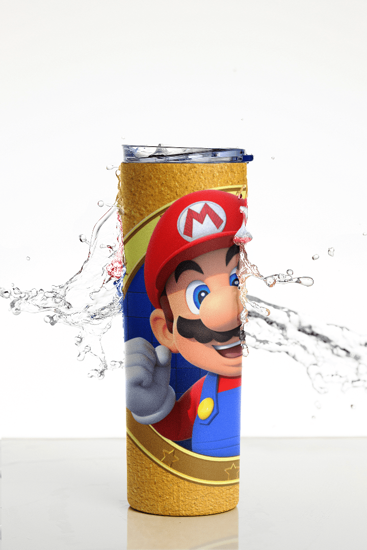 super mario theme tumbler for return gifts