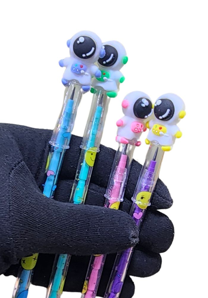 astronaut theme cute pencils