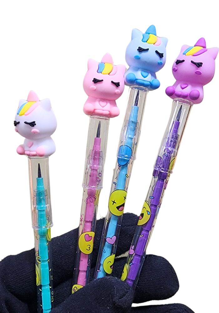 unicorn theme pencils