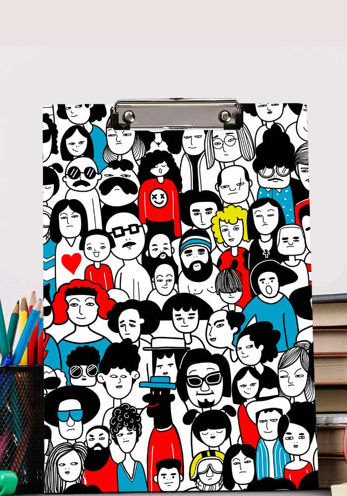 Clip board for office use