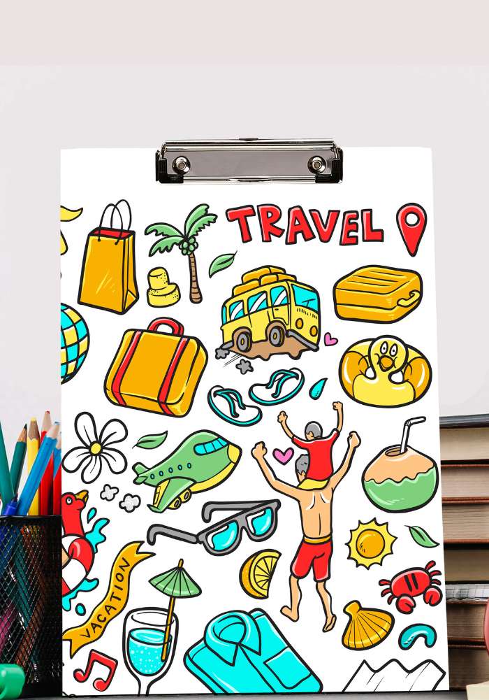 Clipboard for Tour and Travel Company