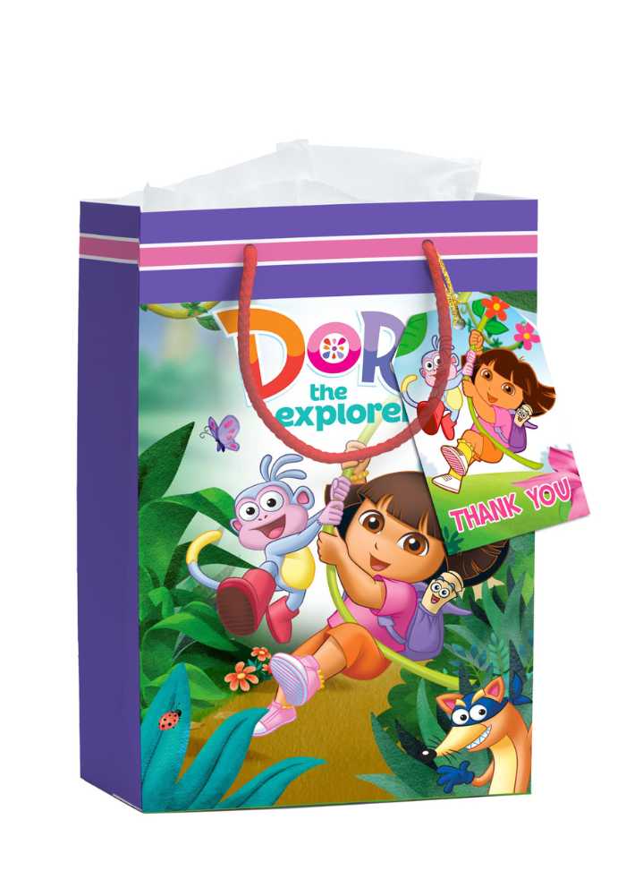 Dora theme Paper bags for return gifts 