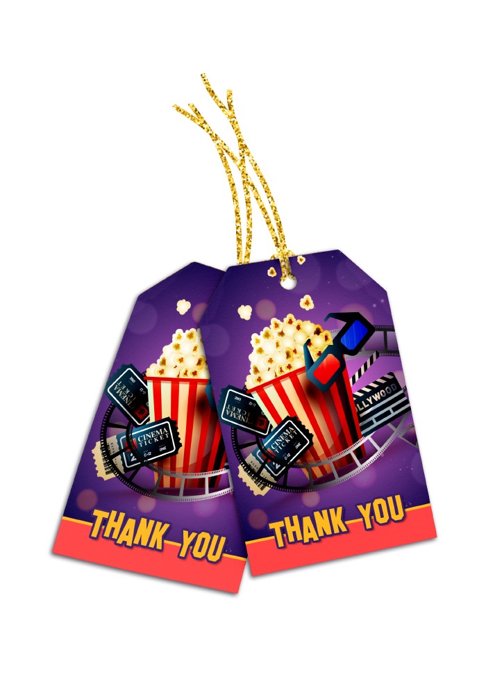 Movie theme Thank You Cards