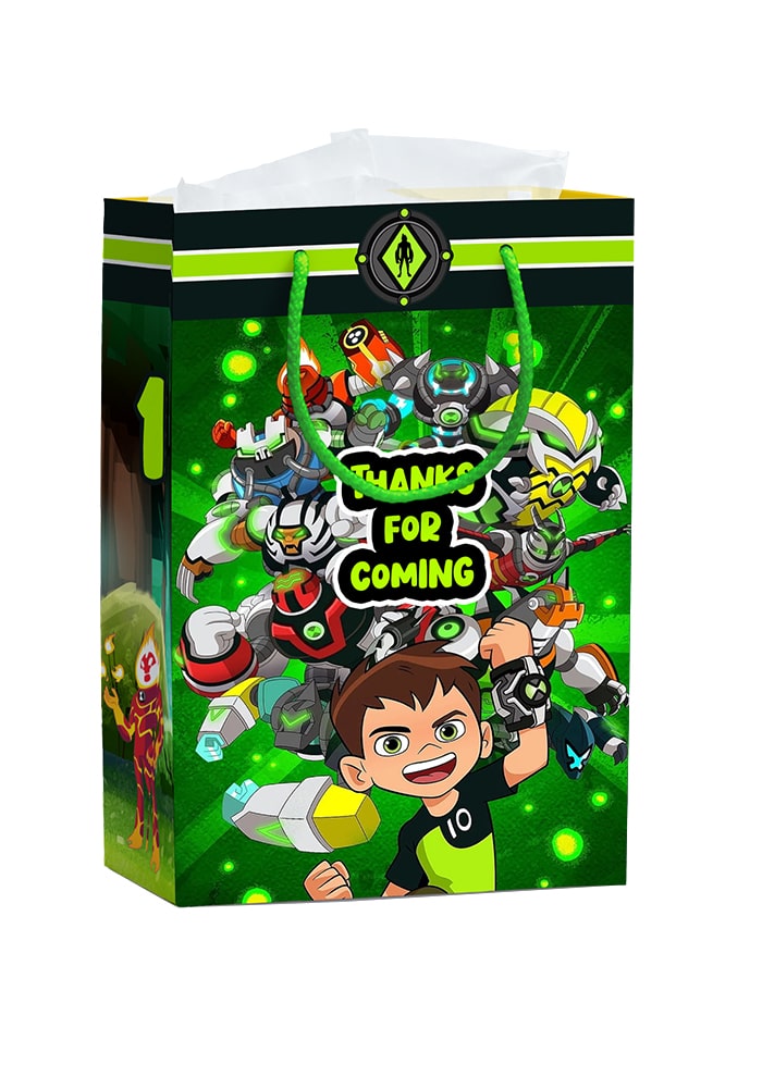 return gift bags for ben 10 theme gifting