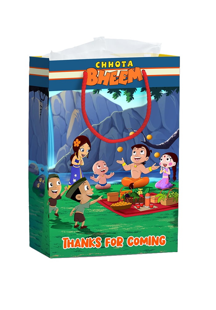 return gift paper bag choota bheem