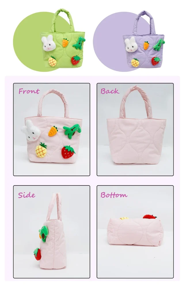 cute soft bag for kids , 3d motif bags