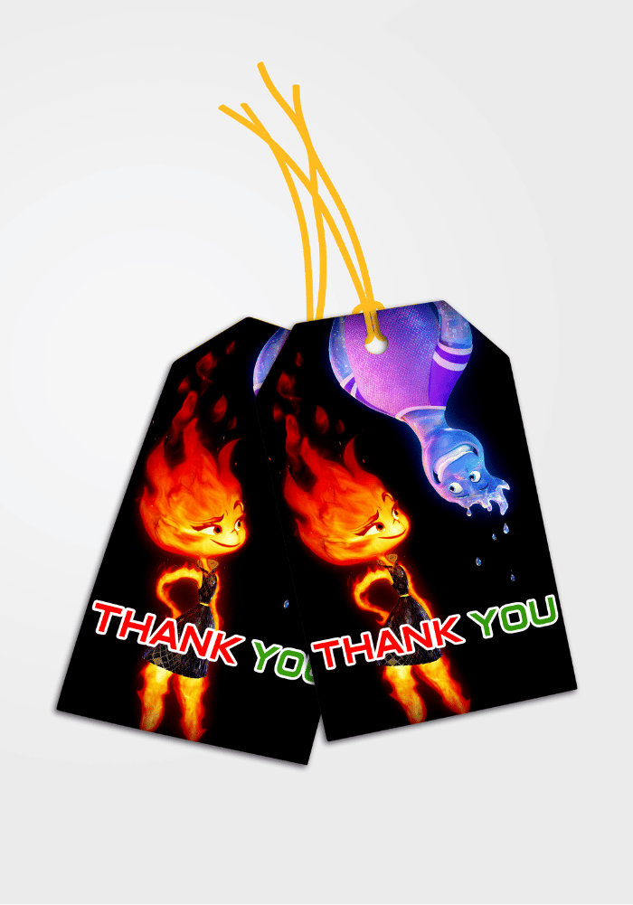 Elemental theme Thank You Cards