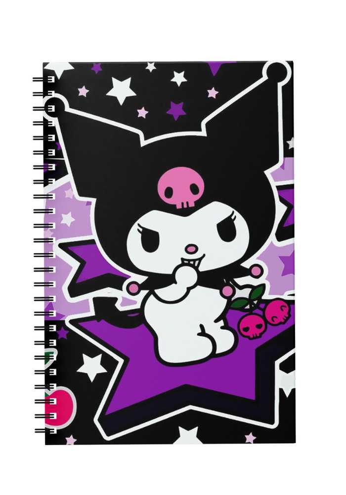 kuromi theme paper diary for party favors