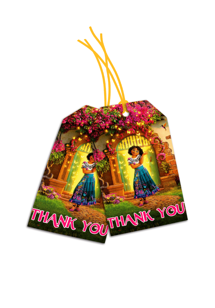 Encanto princess theme Thank You Cards