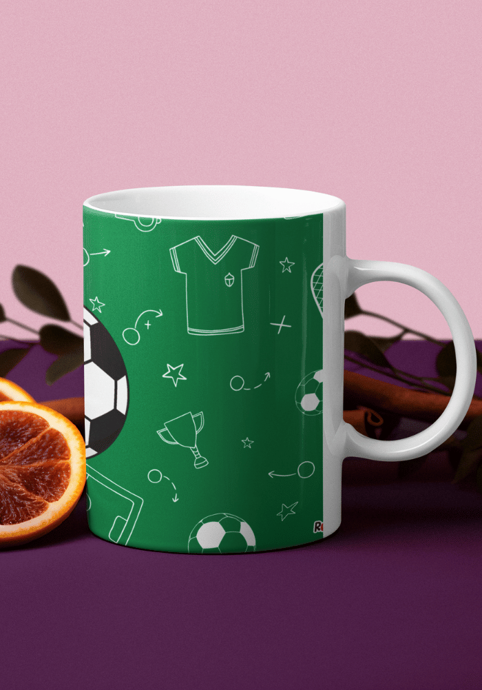 football theme mug