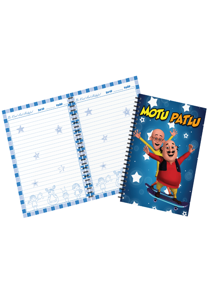 motu patlu theme printed diary for return favors