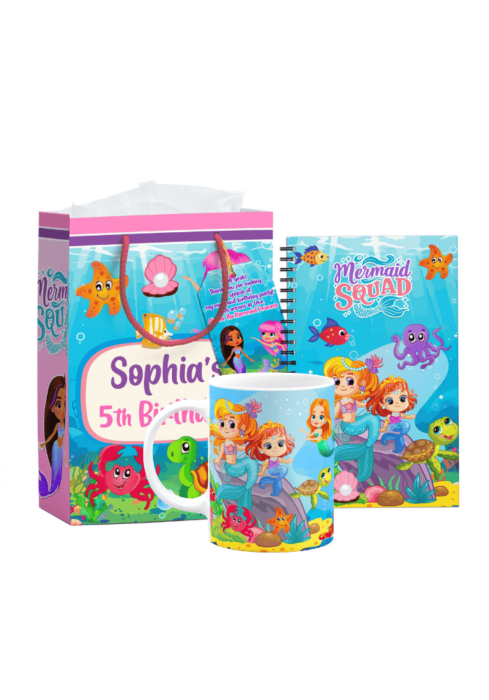 under the sea mermaid theme birthday return gifts combo for kids
